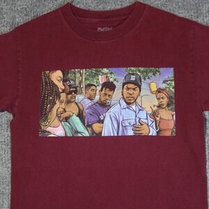 DGK x Ice Cube Boyz In The Hood T Shirt Mens Small Crimson Red Hip Hop Retro